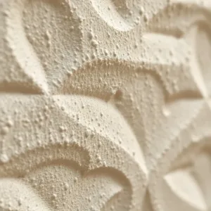 Wzory na ścianie z farby