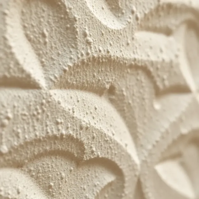 Wzory na ścianie z farby