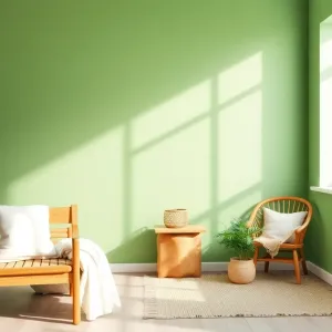 z czym łączyć zielony kolor ścian
