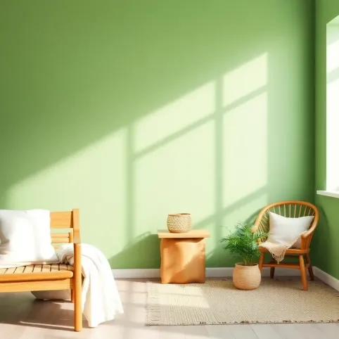 z czym łączyć zielony kolor ścian