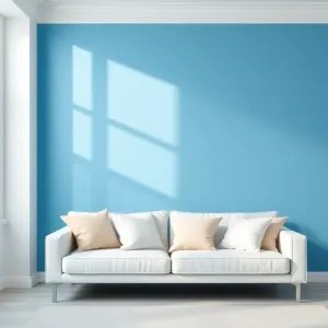 Z jakim kolorem połączyć niebieski na ścianie