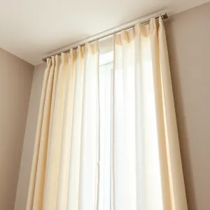 Zasłony na szynie sufitowej