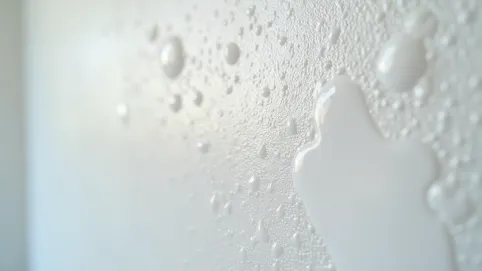 Zeszklona ściana po gruntowaniu