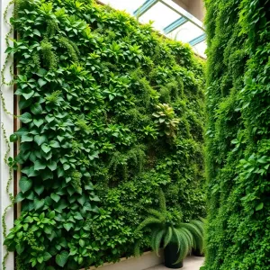 Zielone ściany rodzaje