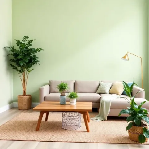 Zielony kolor ścian z czym łączyć