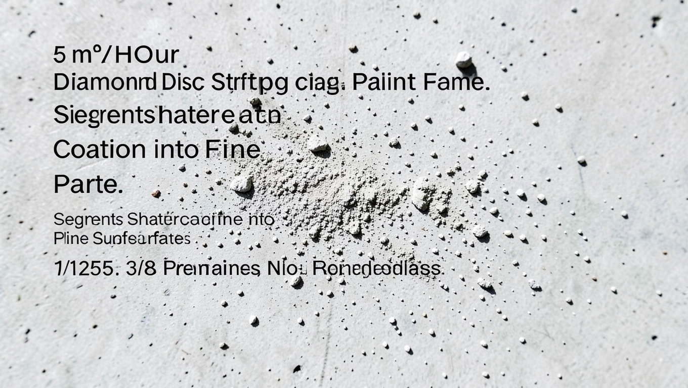 Skuteczność tarczy do zdzierania farby betonowych ścian