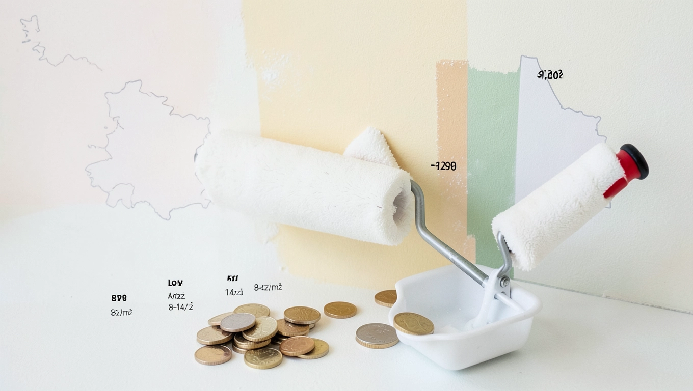 Średnie stawki gruntowania ścian w Polsce za metr