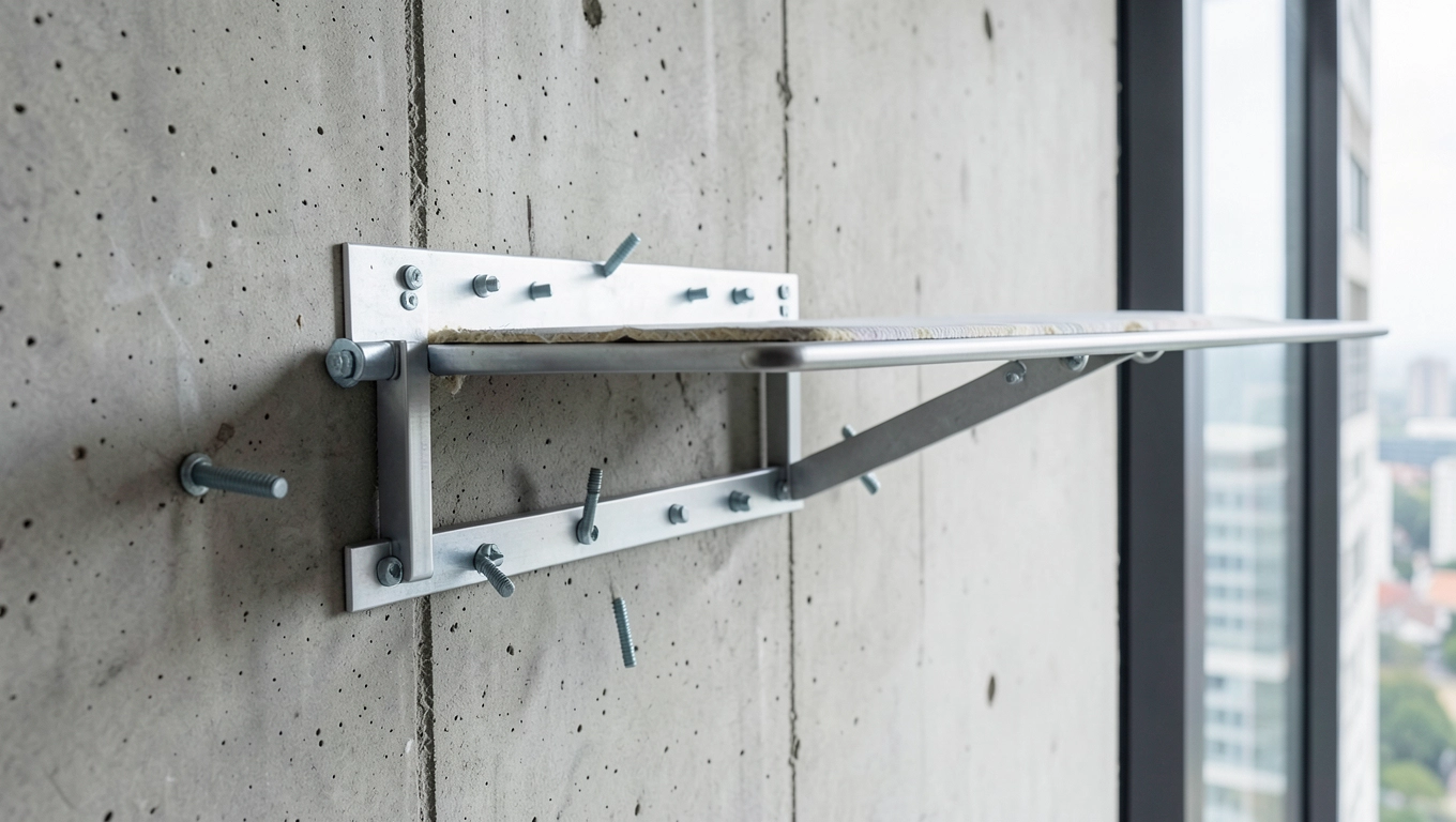 stabilny montaż deski do prasowania ściennej