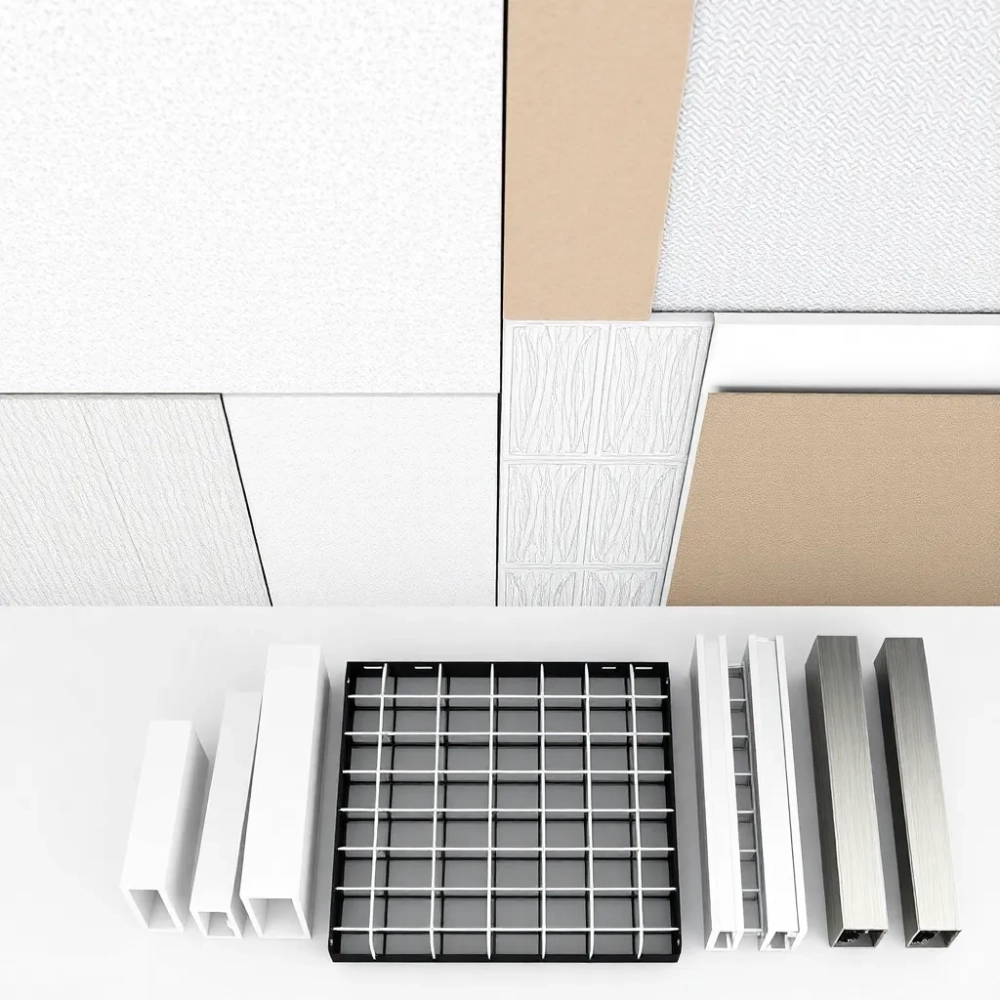 Sufit podwieszany kasetonowy cena materiału