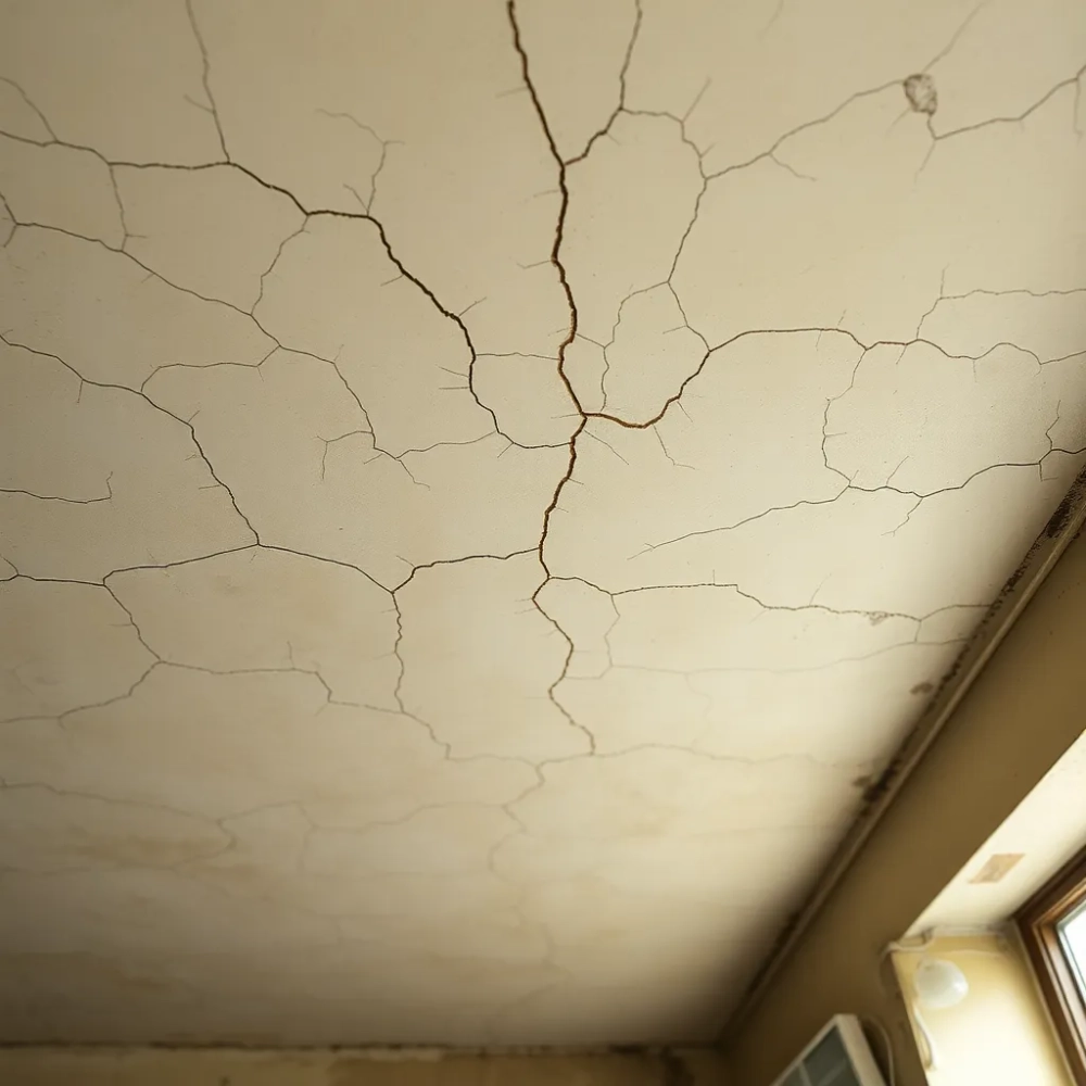 Sufit w bloku z wielkiej płyty