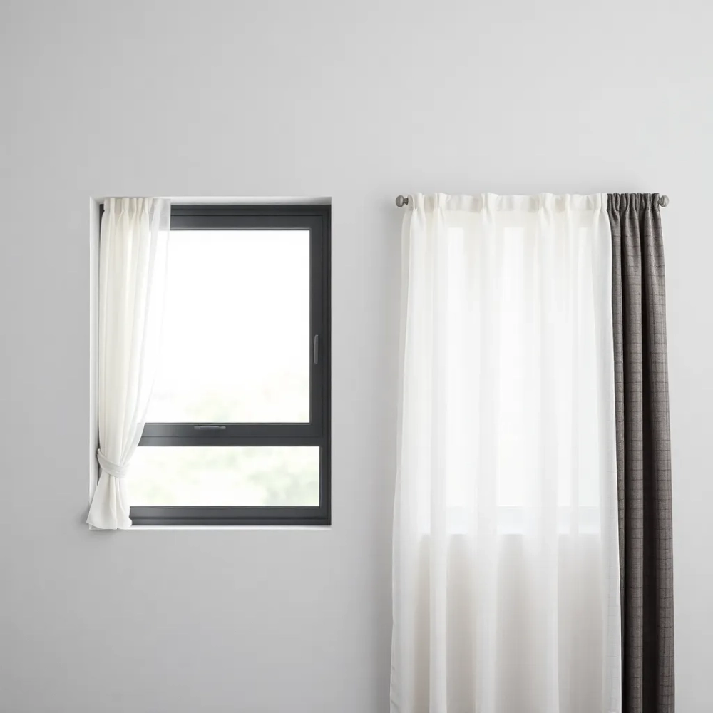 Szare ściany jakie zasłony