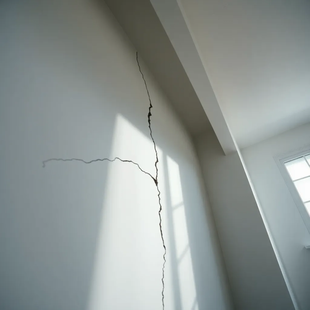 Szczelina między ścianą a sufitem