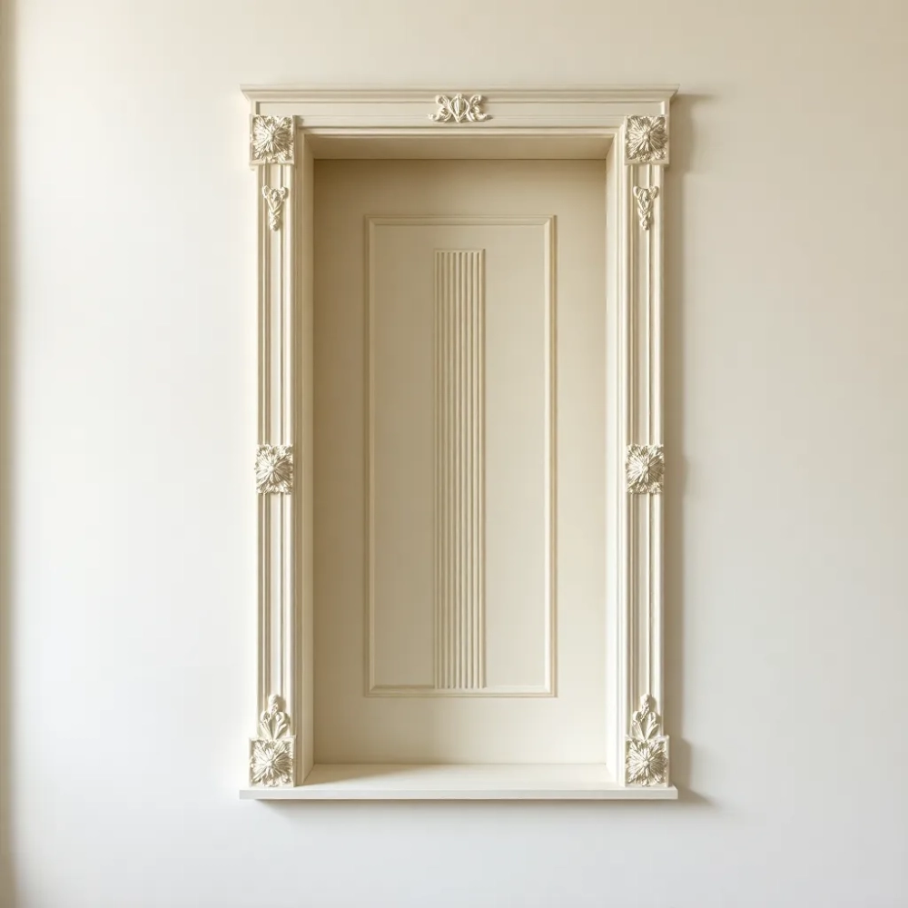 Sztukaterią na drzwiach ukrytych