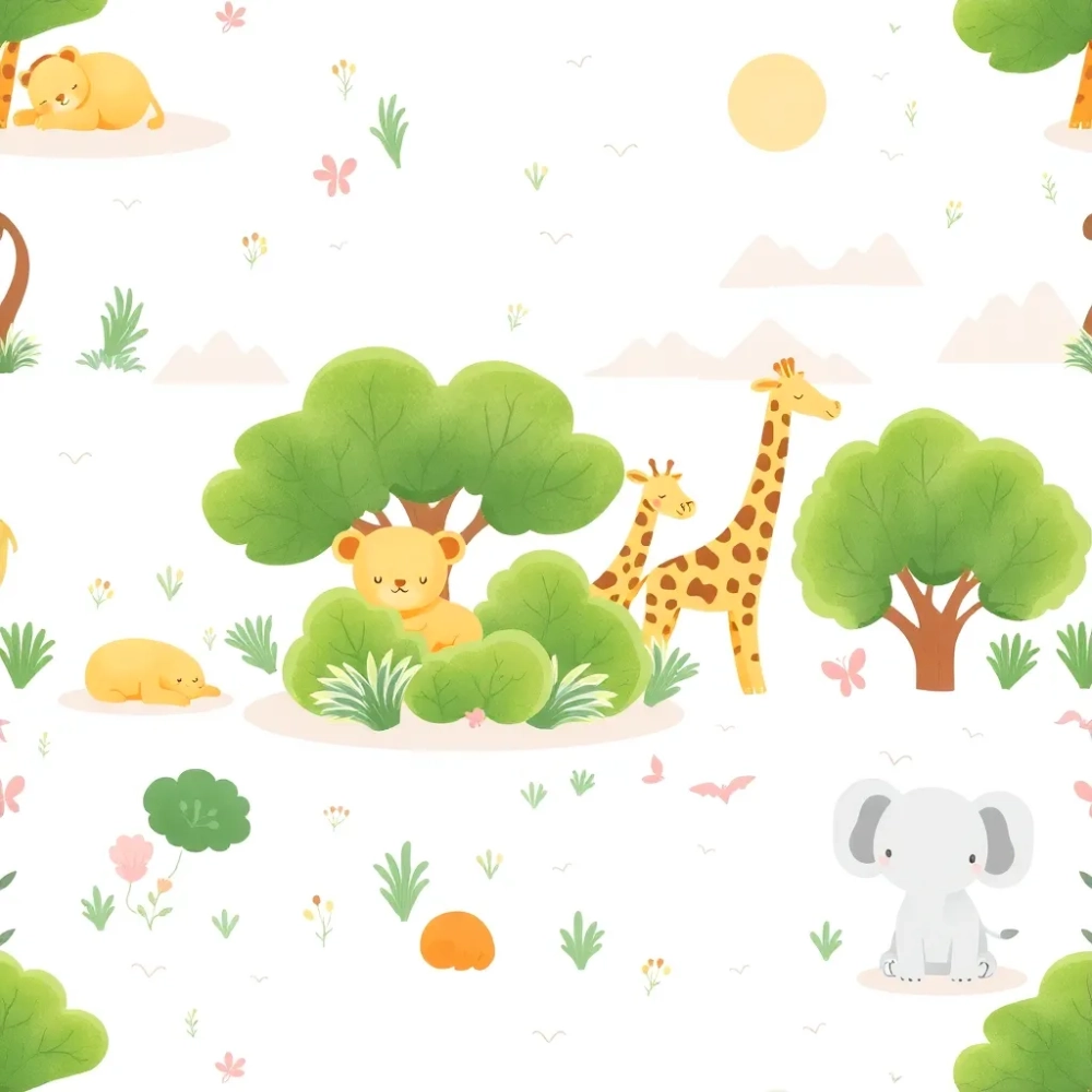 Tapeta Safari dla dzieci