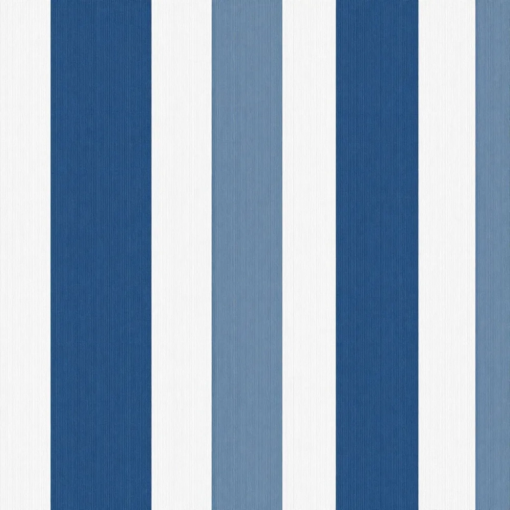 Tapeta w granatowe pasy