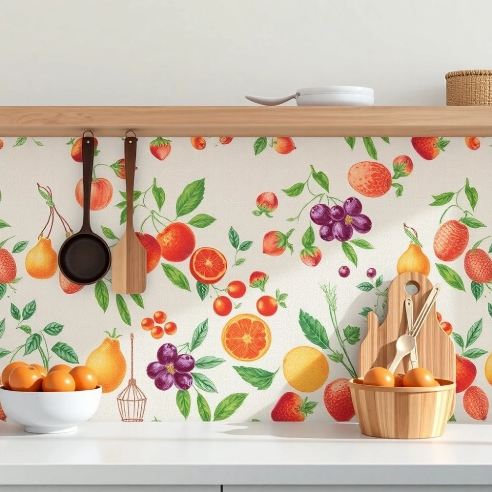 Tapeta winylowa samoprzylepna do kuchni