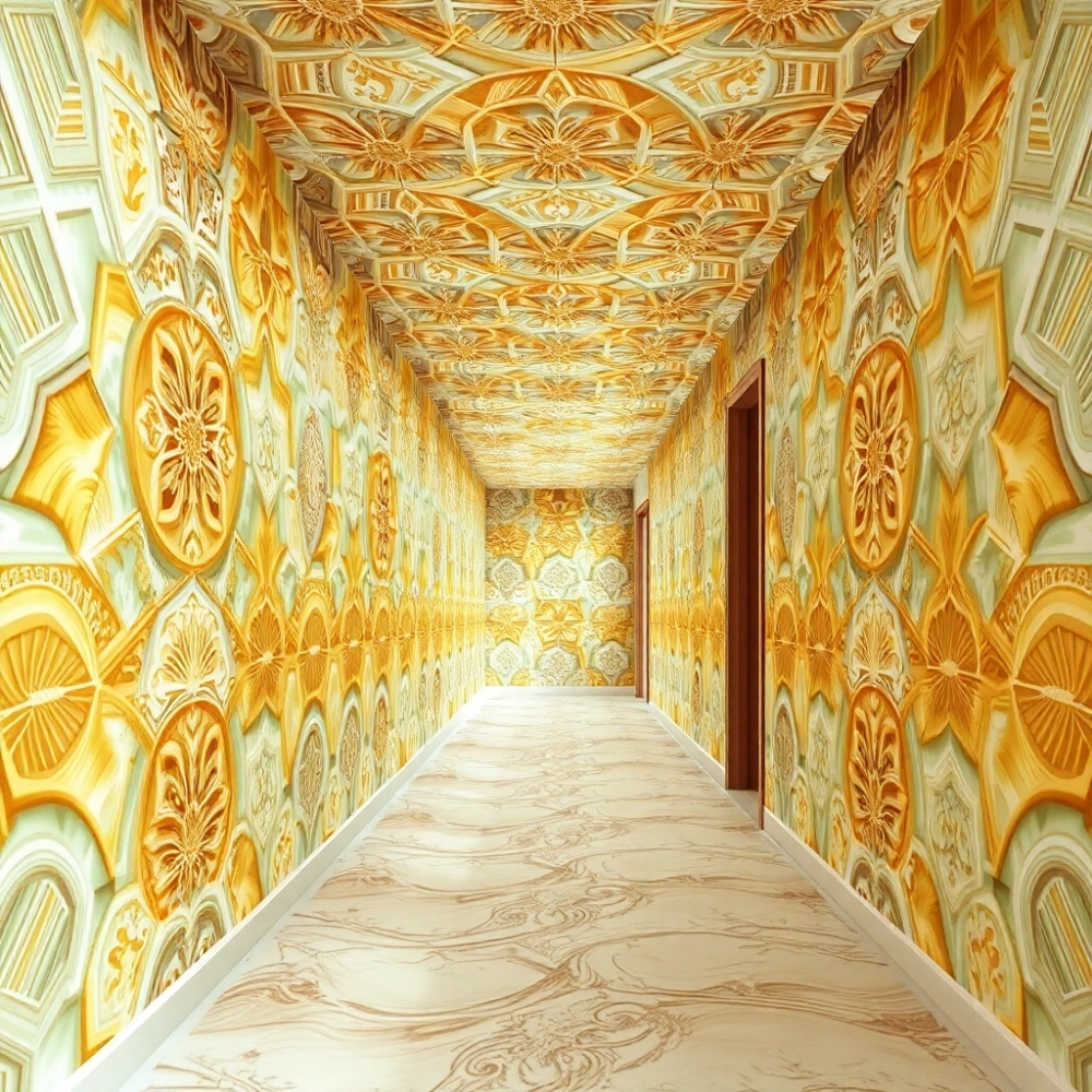 Tapety na korytarz 3D