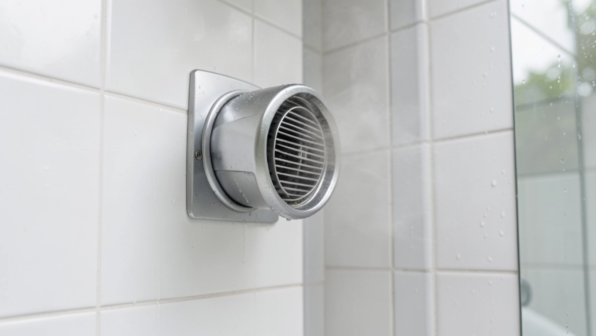 Wentylacja łazienki przez ścianę zewnętrzną