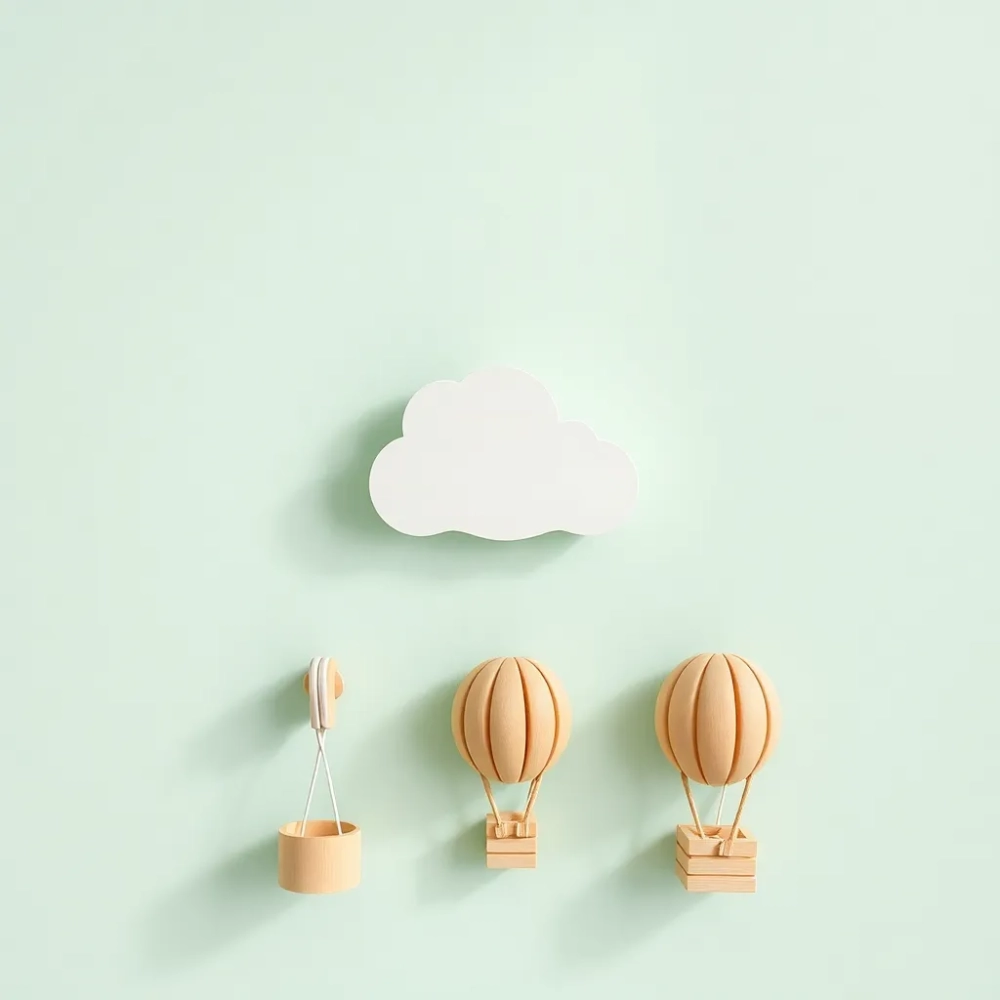 Wieszaki dla dzieci na ścianę