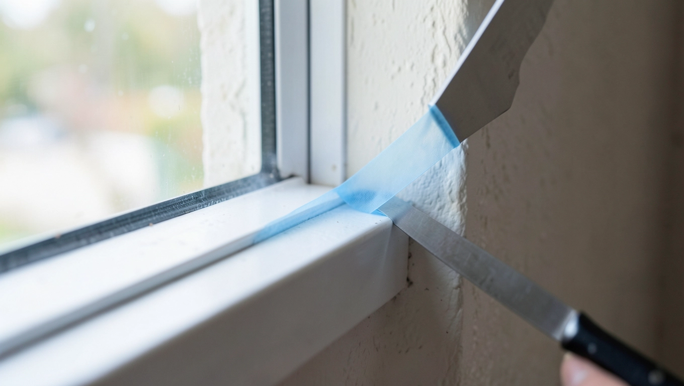 Wkładanie membrany w szczelinę dylatacyjną przy montażu