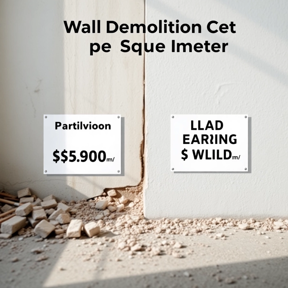 Wyburzanie Ścian Cena M2