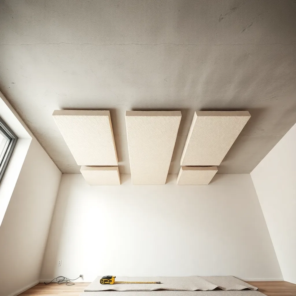 Wygłuszenie sufitu w bloku