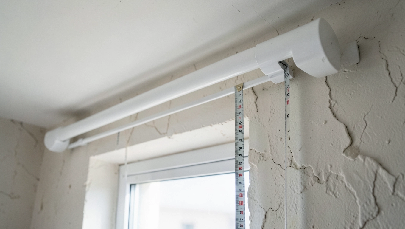 Wymiary karnisza sufitowego z maskownicą