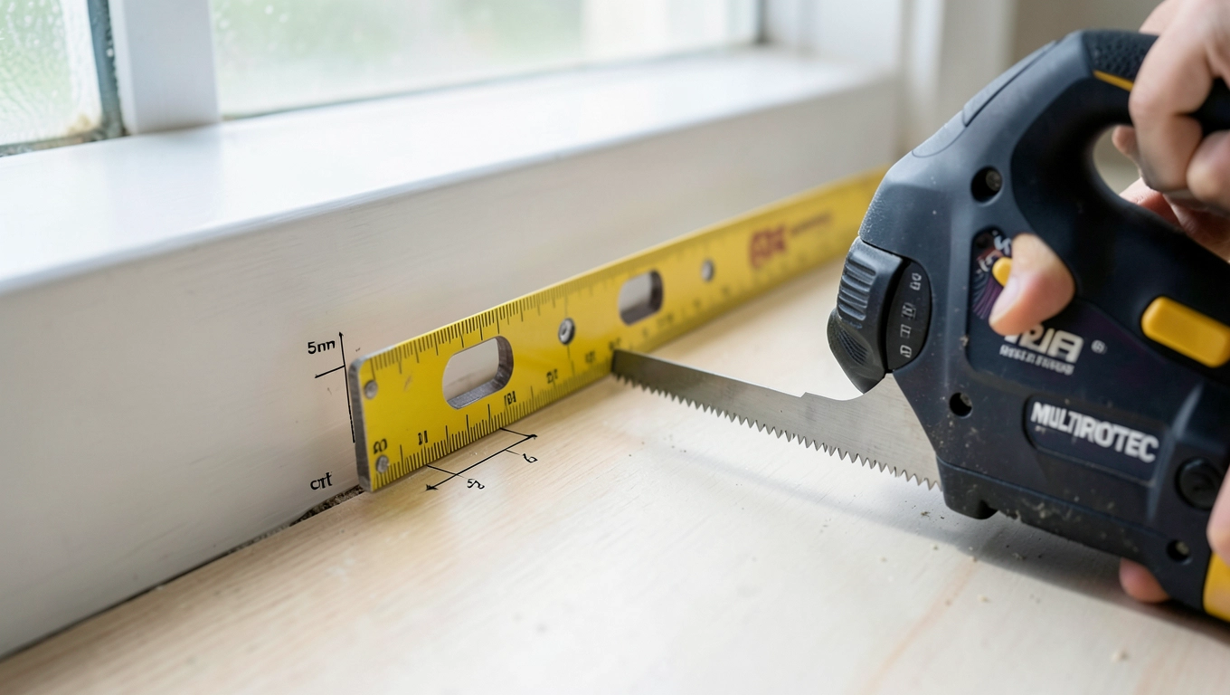 Wymierzenie i przycięcie listew progowych Artens