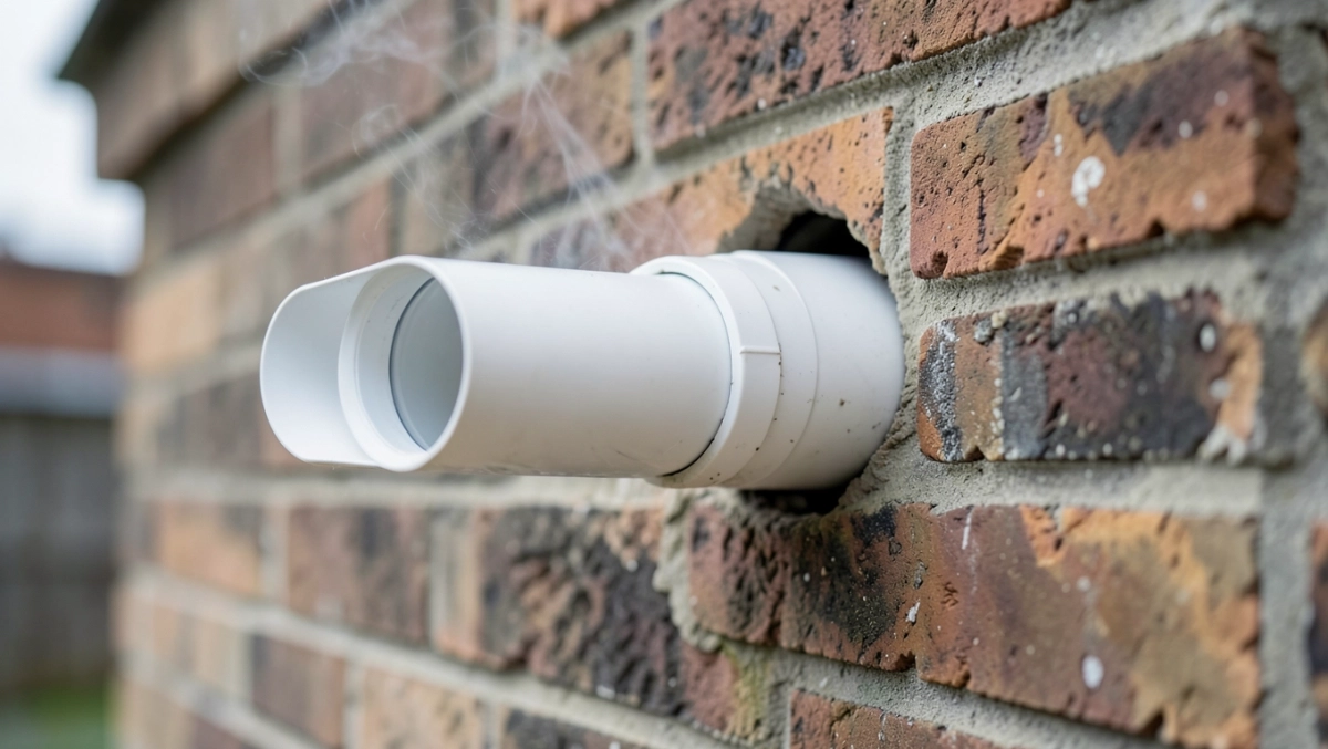 Wyrzut spalin przez ścianę