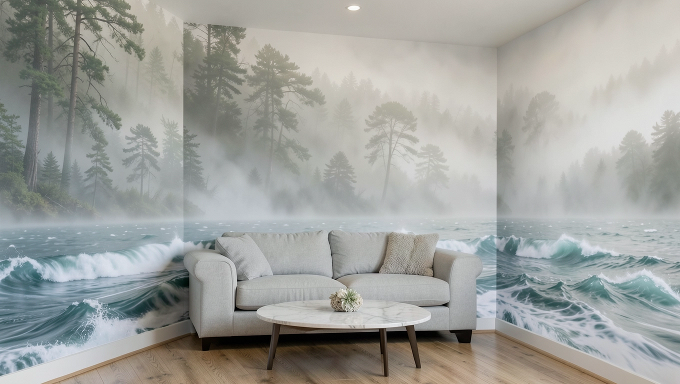 Wzory fototapet idealnie do salonu