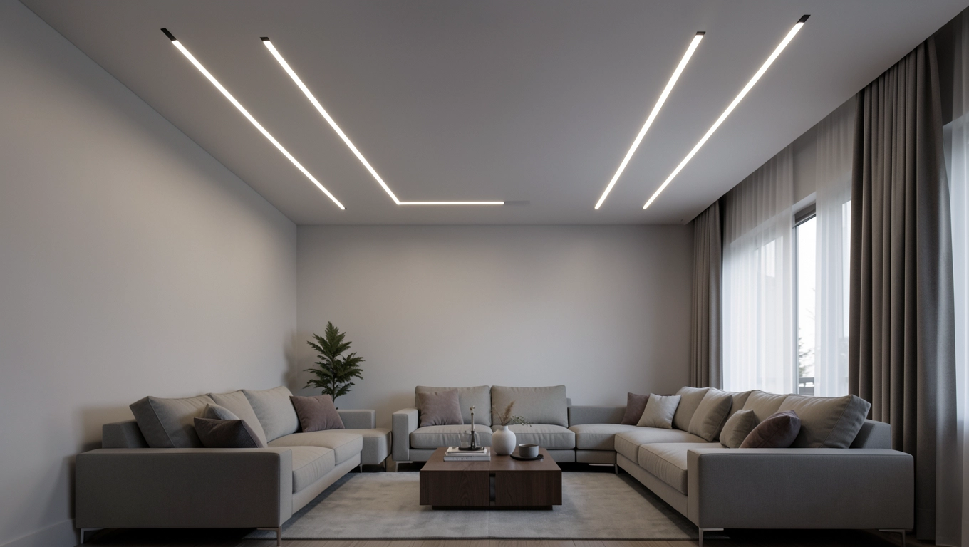 Zalety lamp sufitowych listwowych w porównaniu z innymi typami