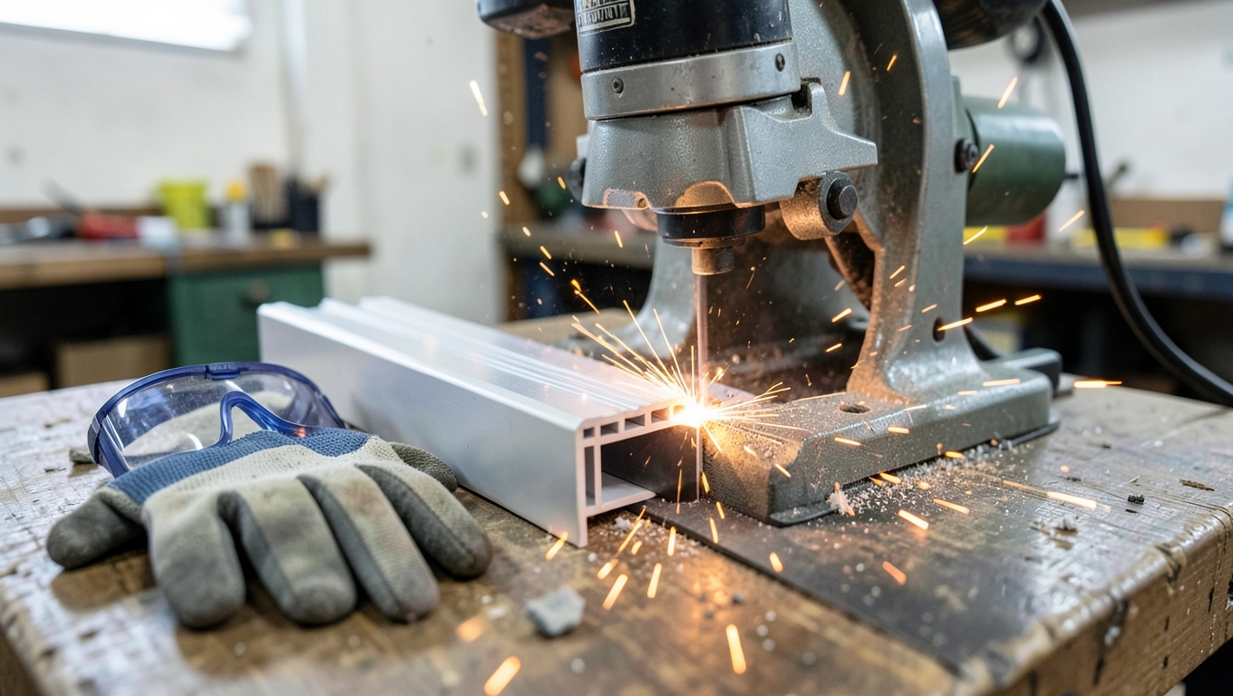 Zasady bezpieczeństwa przy cięciu listew aluminiowych