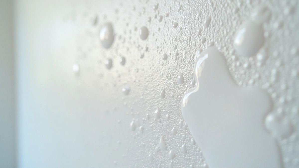 Zeszklona ściana po gruntowaniu