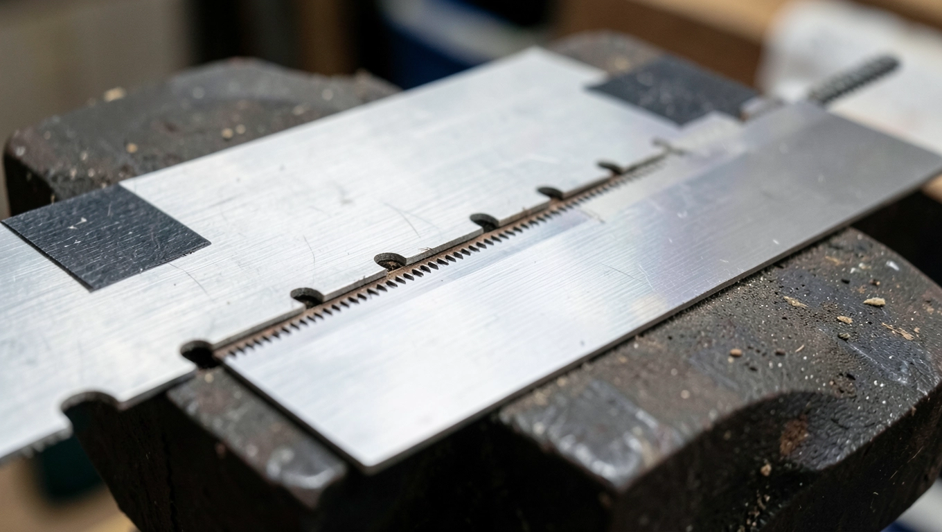 Cięcie aluminium listew wyrzynarką krok po kroku
