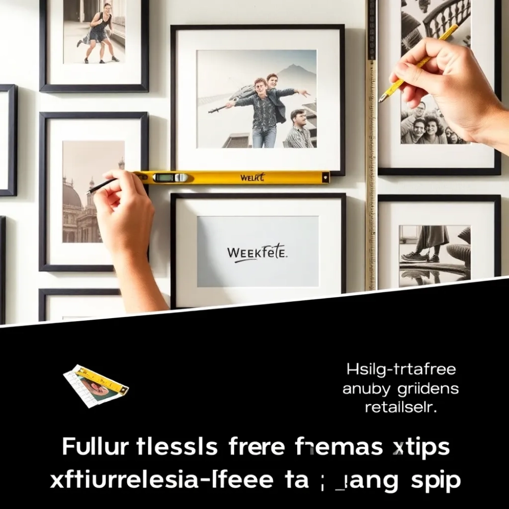 Jak powiesić ramki na ścianie