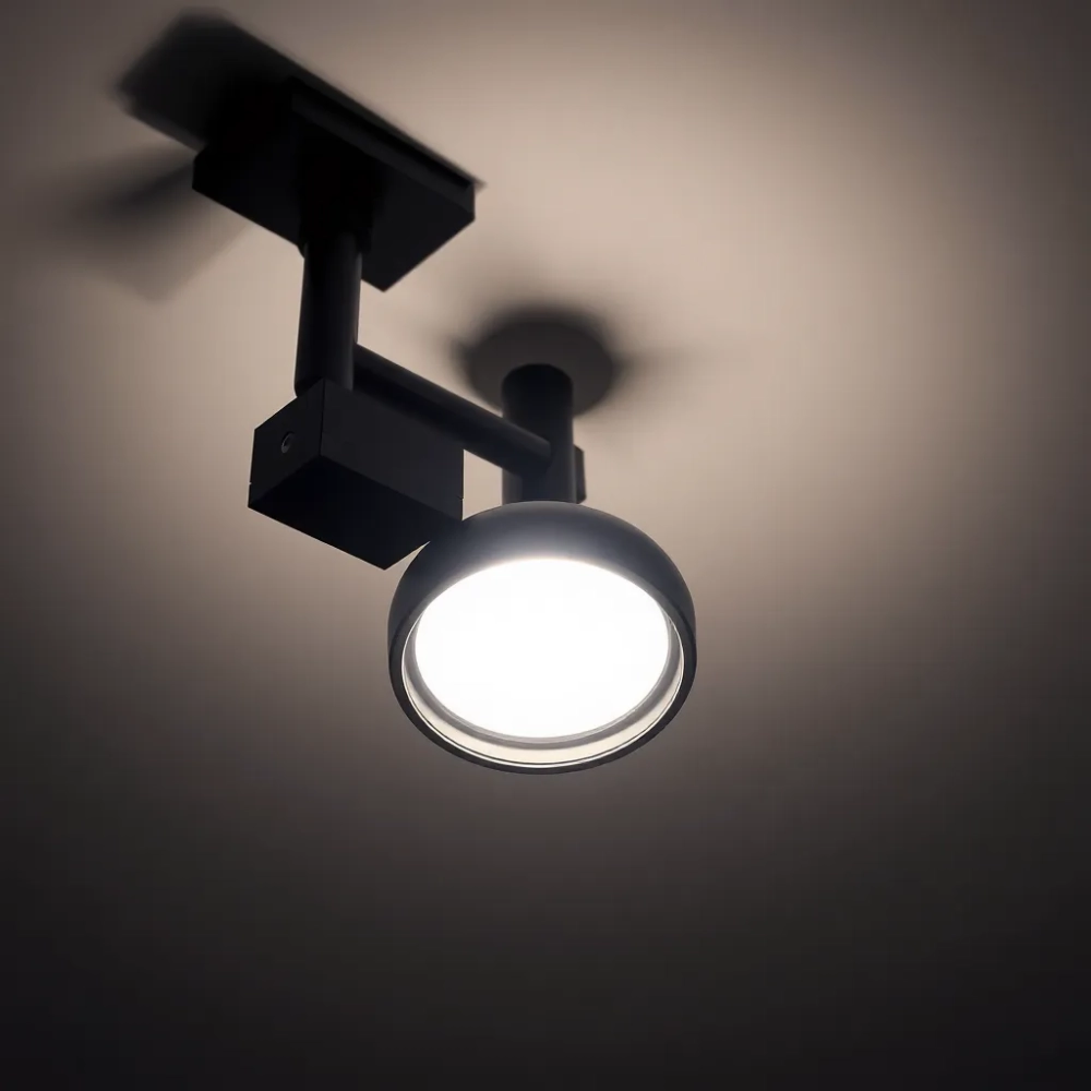 Lampa sufitowa listwa czarna