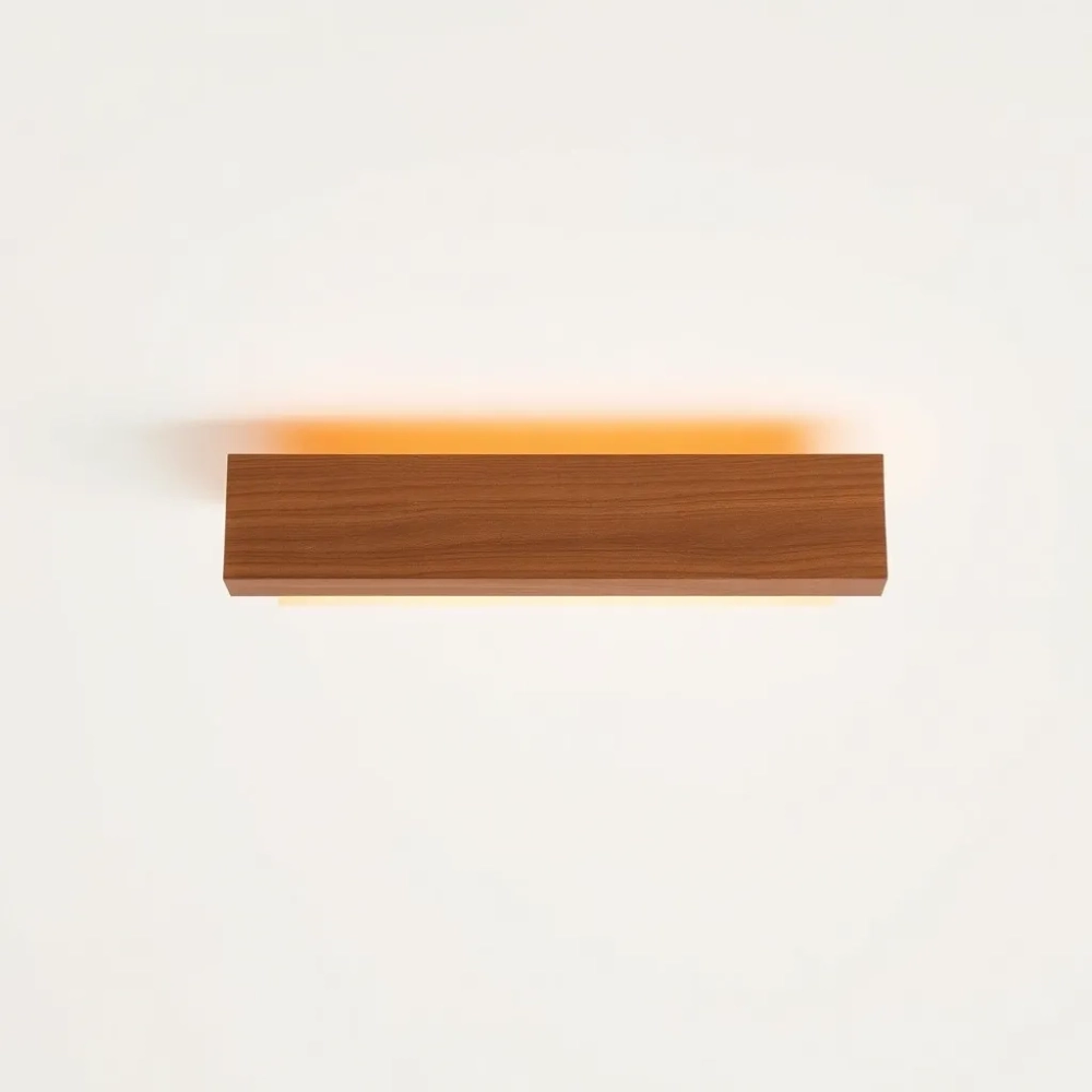 Lampa sufitowa listwa drewniana