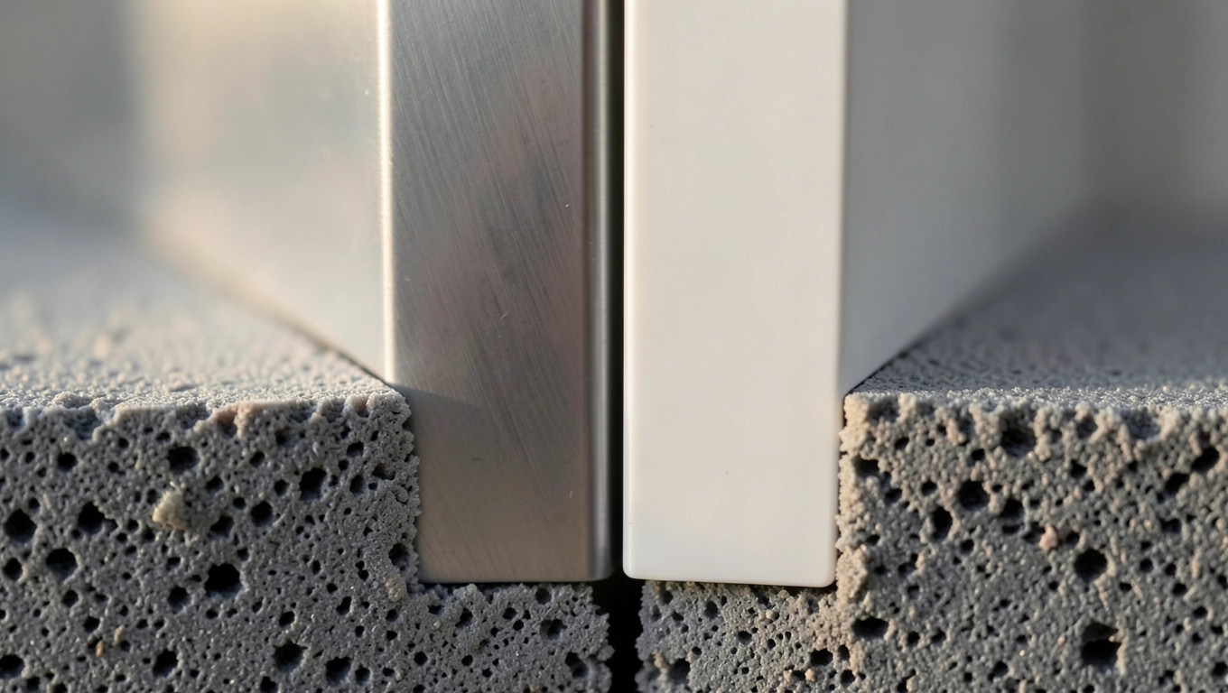 Listwa aluminiowa czy PCV 10 cm porównanie materiałów