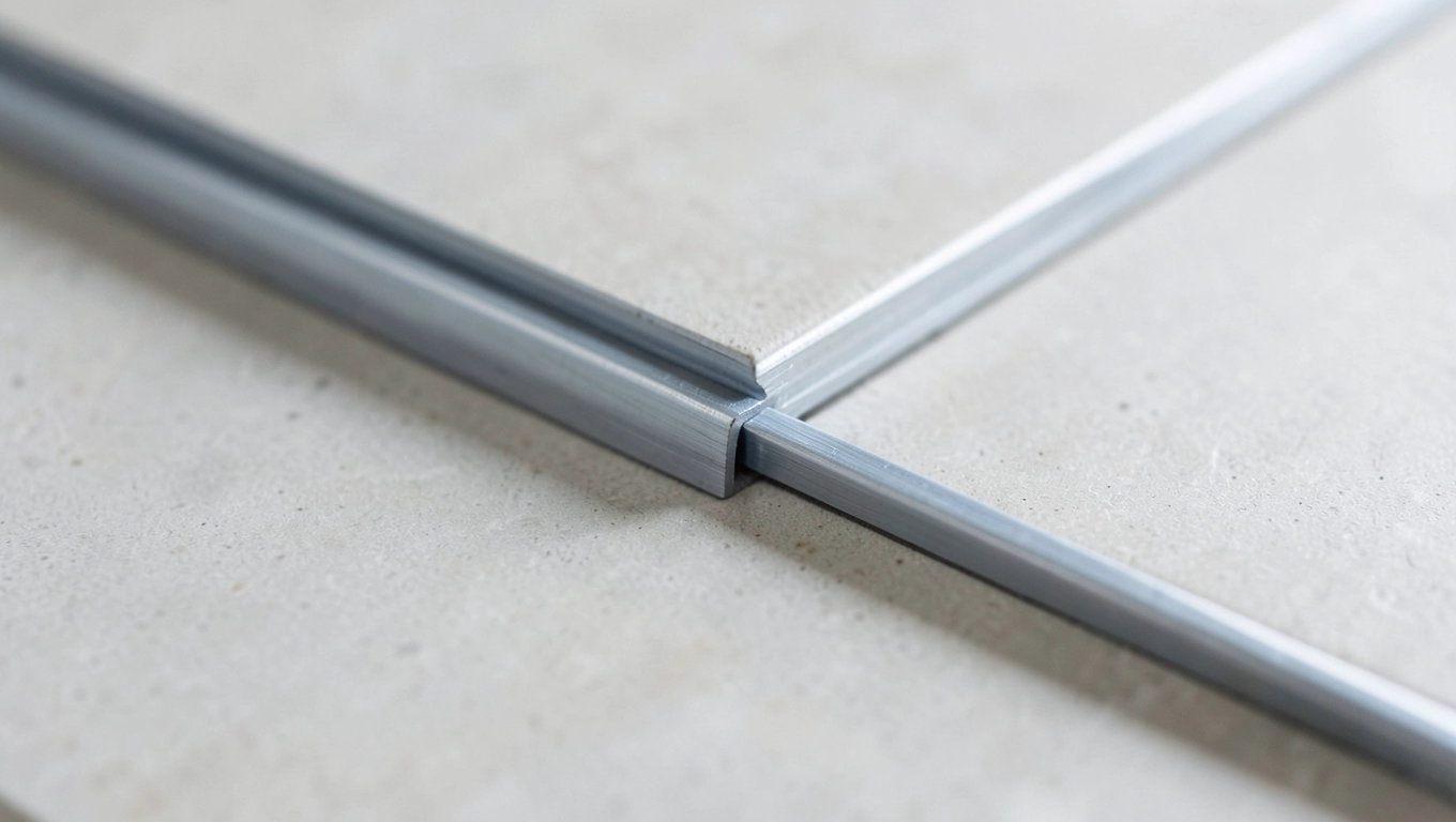 Listwa łącząca panele z płytkami aluminiowa 3m
