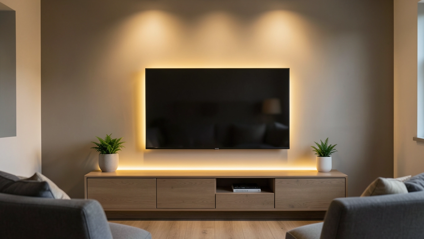 Listwa LED na ścianę do salonu, sypialni i korytarza dobór do wnętrza
