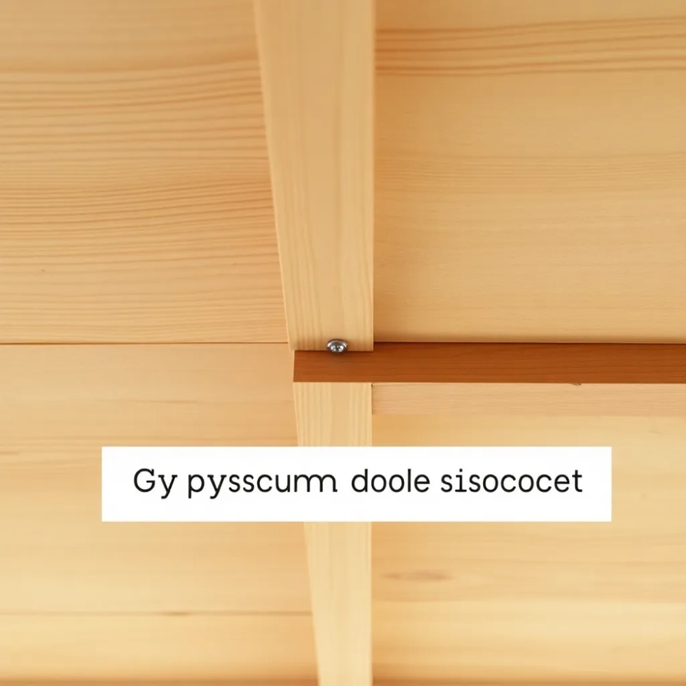 Płyty gk bezpośrednio do sufitu drewnianego