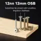 Jakie wkręty do płyty OSB 12 mm