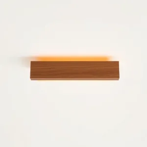 Lampa sufitowa listwa drewniana