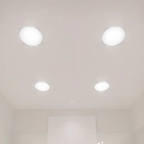 Lampy wpuszczane w sufit do łazienki