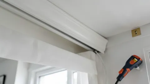 Montaż maskownicy karnisza