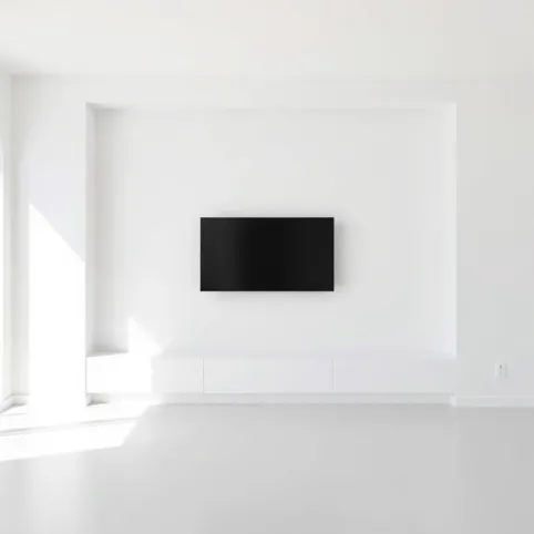 Telewizor z montażem na ścianie